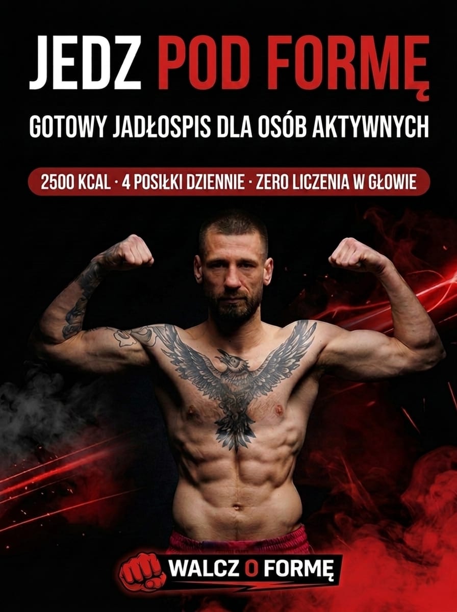 Okładka ebooka Jedz pod formę, darmowy jadłospis na 3 dni