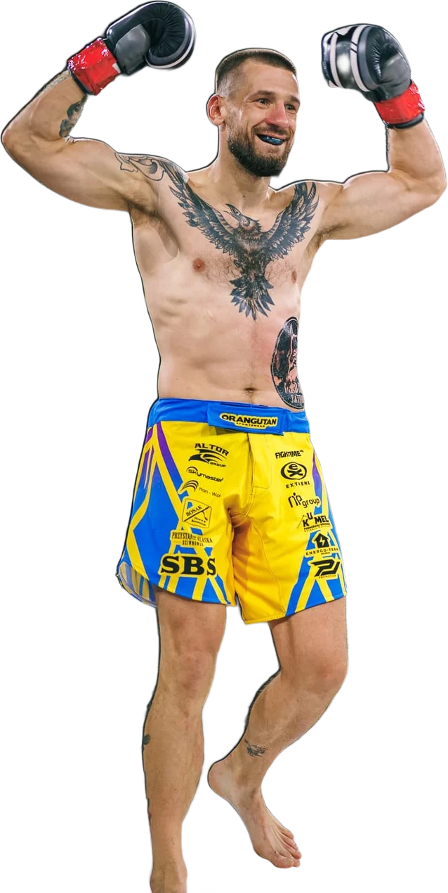 Marcin Kujawa, trener kickboxingu i trener personalny w Szczecinie, Mistrz Polski w kickboxingu